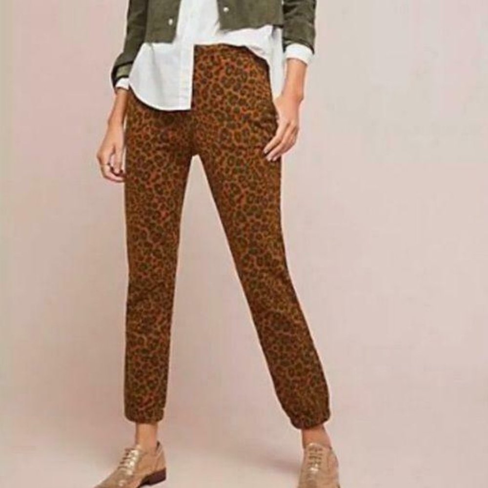 Sanctuary x Anthropologie Leopard Print Joggers MP